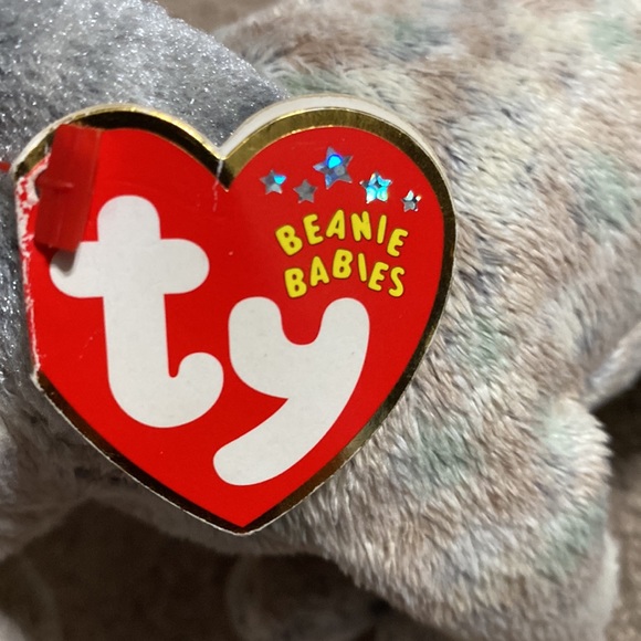 5/45 Ty Beanie Babies Pounds Elephant Mammoth Rare Vintage Collectible Gift - Picture 2 of 6